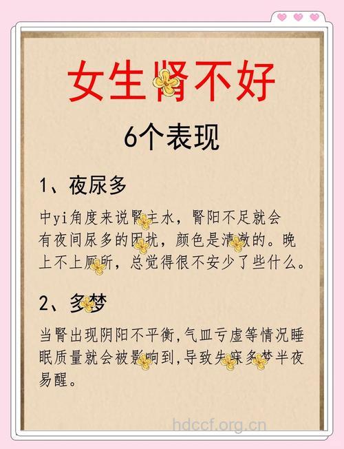 女性肾虚有哪些症状