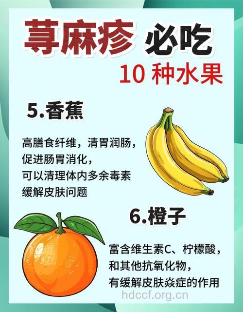 荨麻疹患者适合吃哪些水果