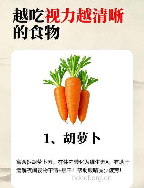 哪些食物有助于保护宝宝视力