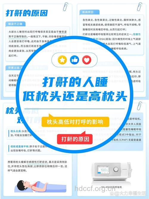 过硬的枕头很可能导致鼾声如雷