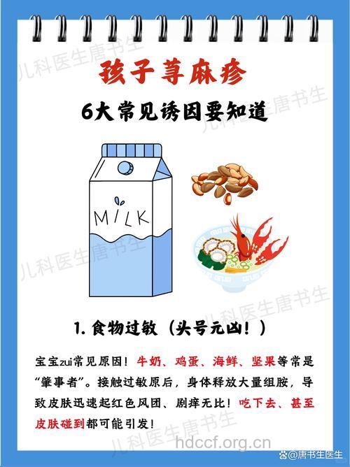 引起小儿荨麻疹的因素有哪些