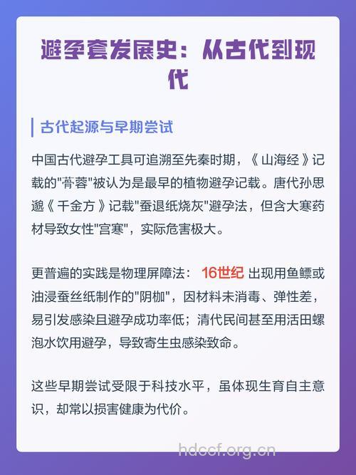 安全套的发展