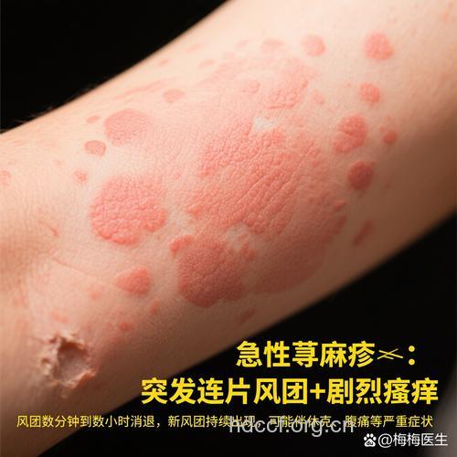皮肤多发阵痒当心荨麻疹