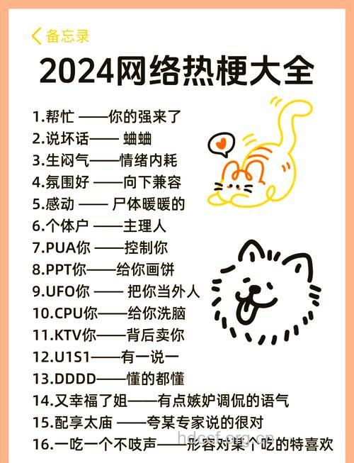 说说现在流行的网络语言