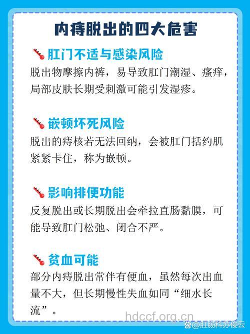 内痔脱出的危害有哪些