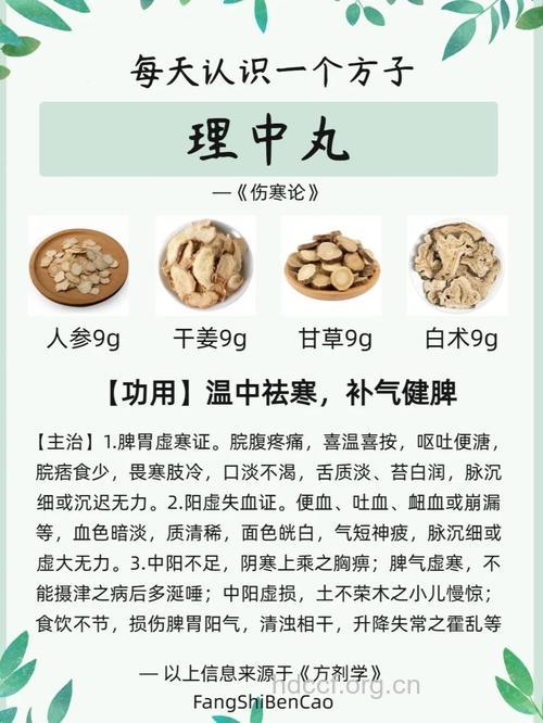 茴香理中丸的组成及作用