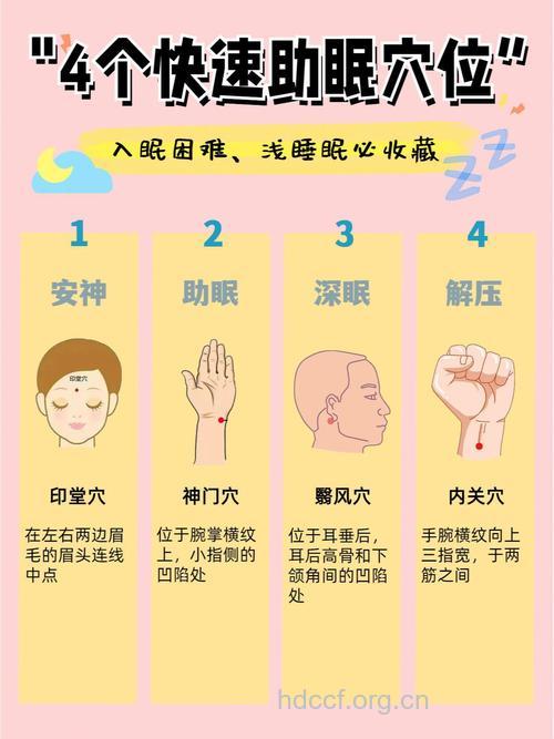 哪些穴位按摩有助于睡眠?