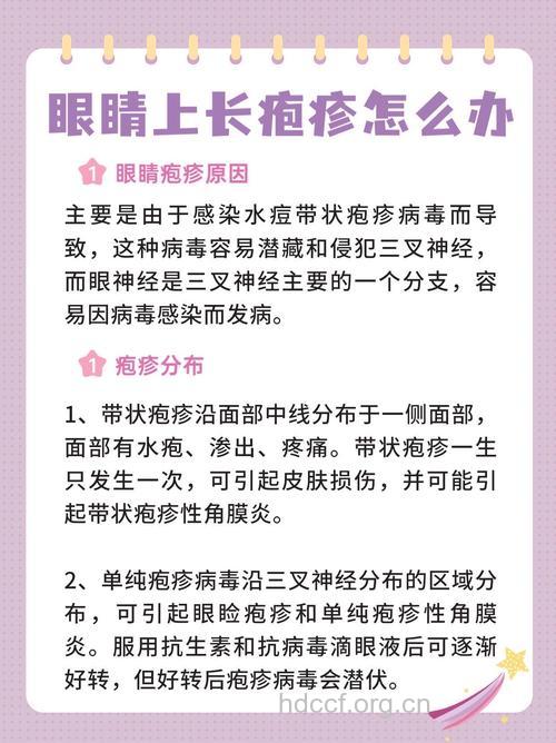 眼睑得了带状疱疹要怎么办?