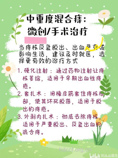 混合痔的预防方法介绍