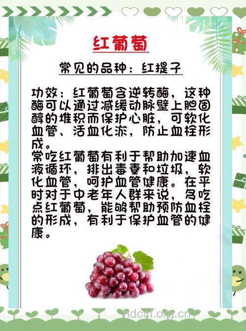 不同颜色葡萄不同功效
