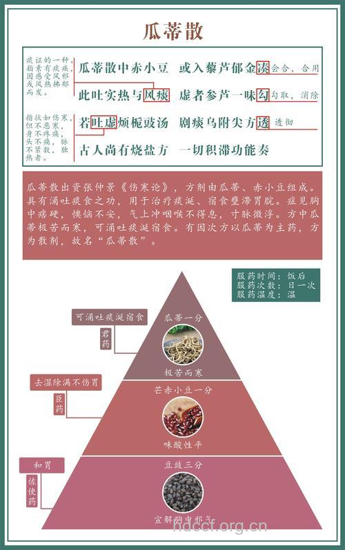 瓜蒂散的组成及作用