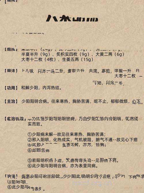 大柴胡汤的组成及作用