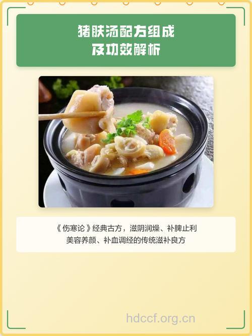 猪肤汤的组成及作用