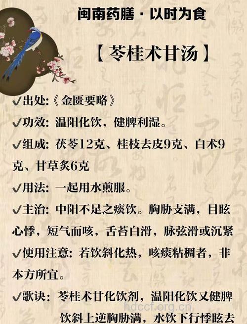 桂苓甘露饮的组成及作用