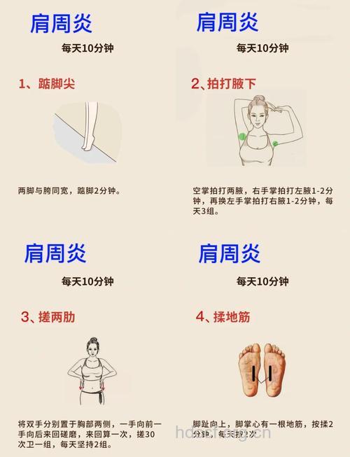 中医治疗肩周炎的小方法 甩胳膊热敷