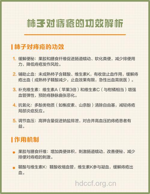柿子可有效防治痔疮吗