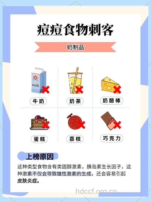 痤疮该怎么注意饮食