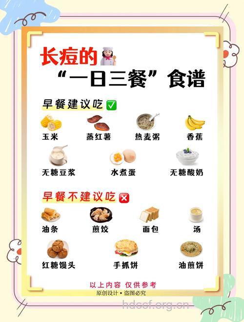 青春痘的饮食调理宜忌