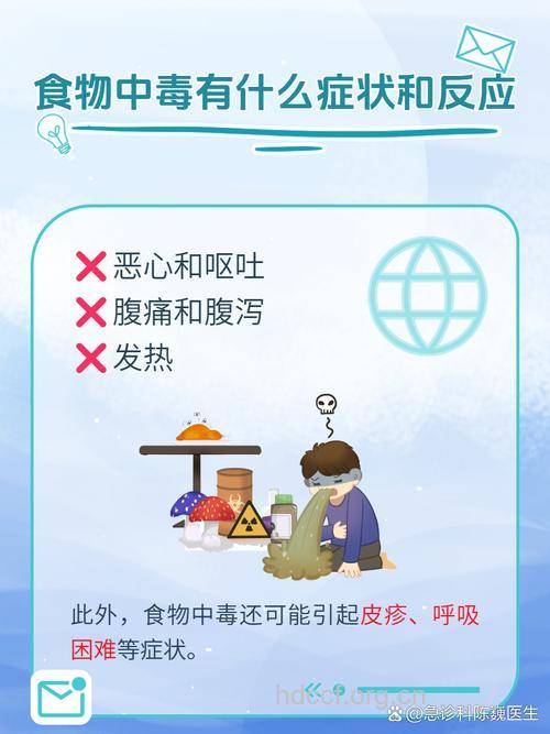 夏季食物中毒有哪些症状？