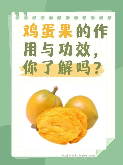 蛋黄果的功效与作用