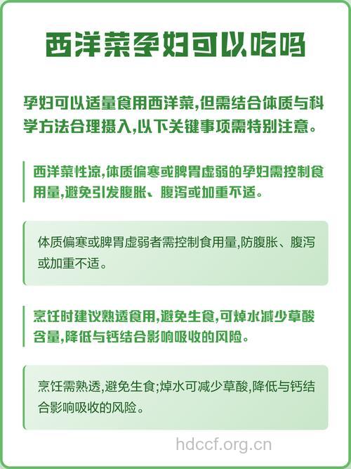 孕妇可以吃西洋菜吗?
