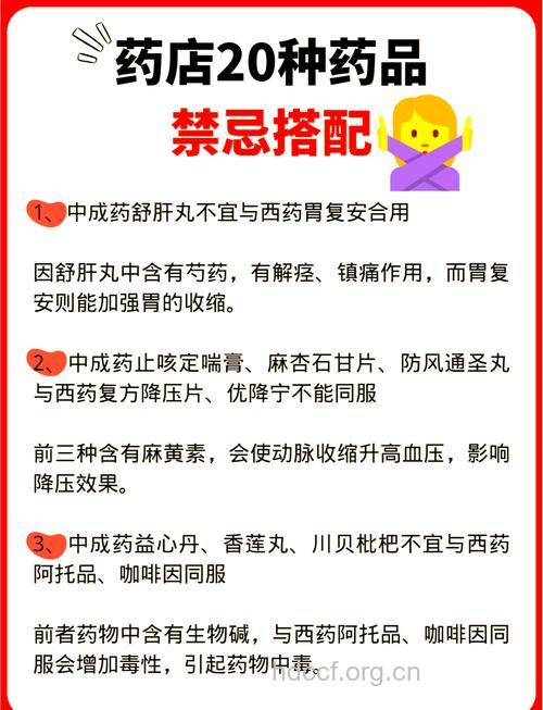 药物有禁忌 哪些中药不能与西药同服