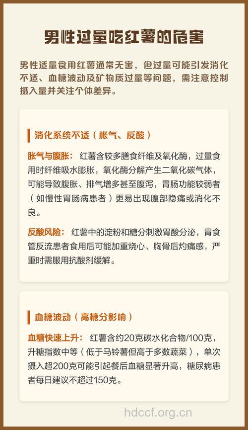 经常吃红薯可导致的危害