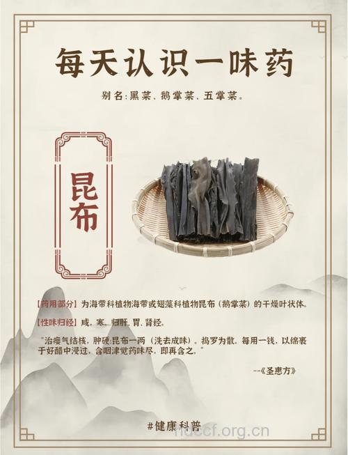 昆布的功效与作用
