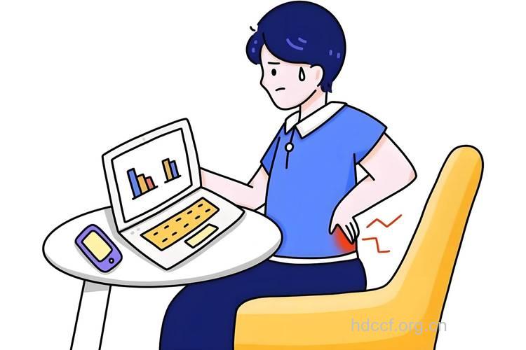 白领久坐小心“屁股痛”