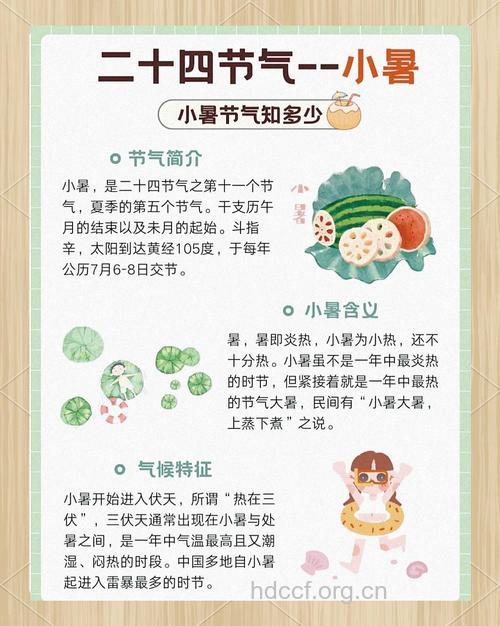 24节气之小暑有哪些习俗？