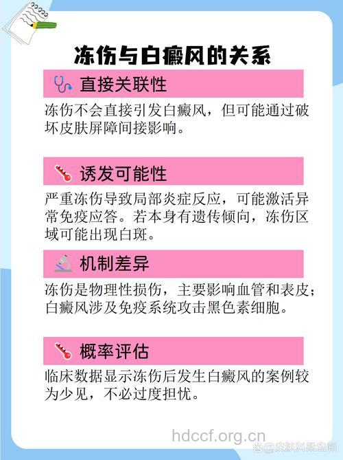 冻伤会引起白癜风吗