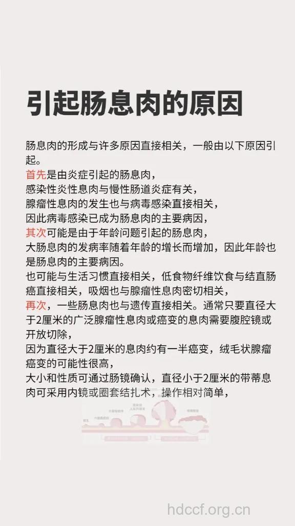 直肠息肉形成原因有哪些