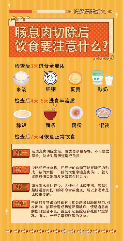 直肠息肉术后饮食禁忌
