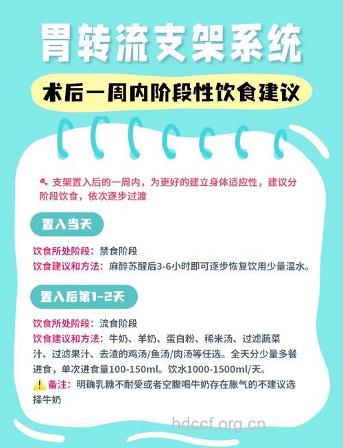 胃转流手术术后注意事项