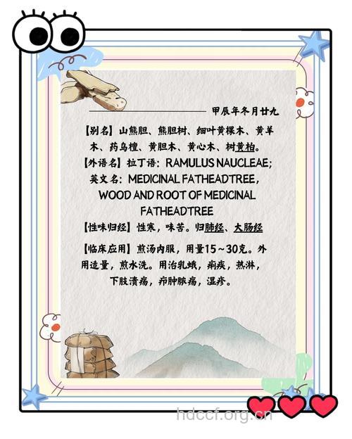 胆木的功效与作用