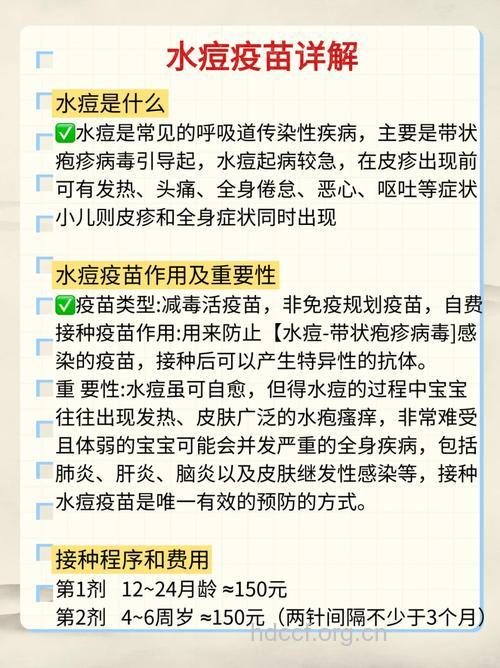 接种水痘疫苗后有什么反应