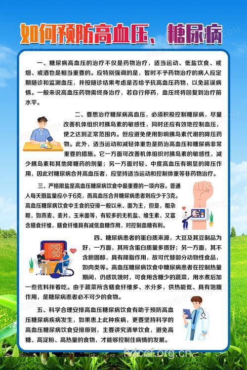 控制高血压预防糖尿病