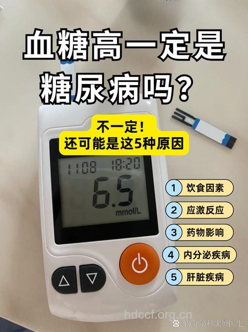 血糖高就是患有糖尿病吗