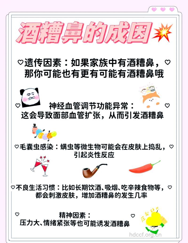 酒渣鼻的发病原因是什么