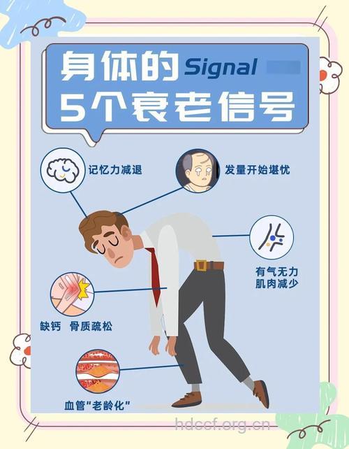 身体的5个信号 说明你越来越老