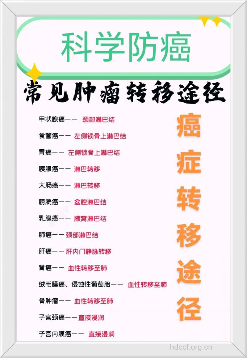 癌症转移的途径有哪几种