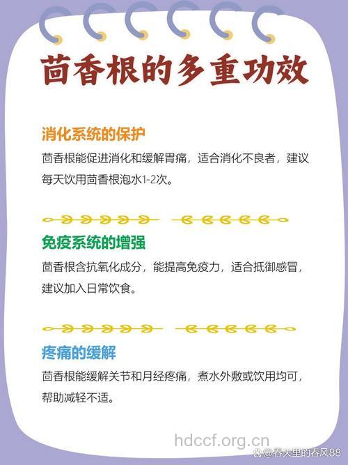 茴香根的功效与作用