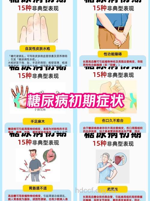 老年人糖尿病的五大特点