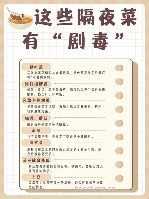 隔夜菜中是致癌因素吗
