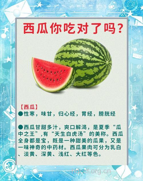 养生课堂：每日吃西瓜抗衰老