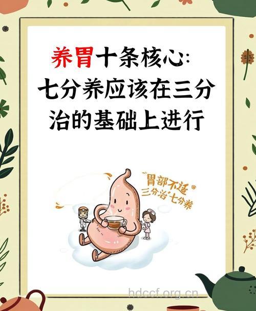 中医说胃病 三分治七分养