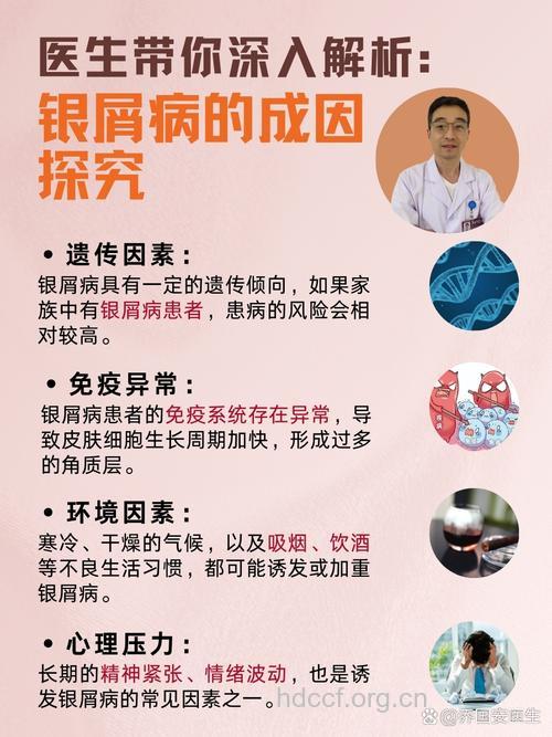 银屑病发生的六大病因