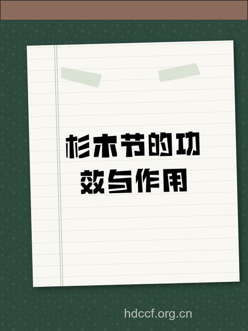 杉木节的功效与作用