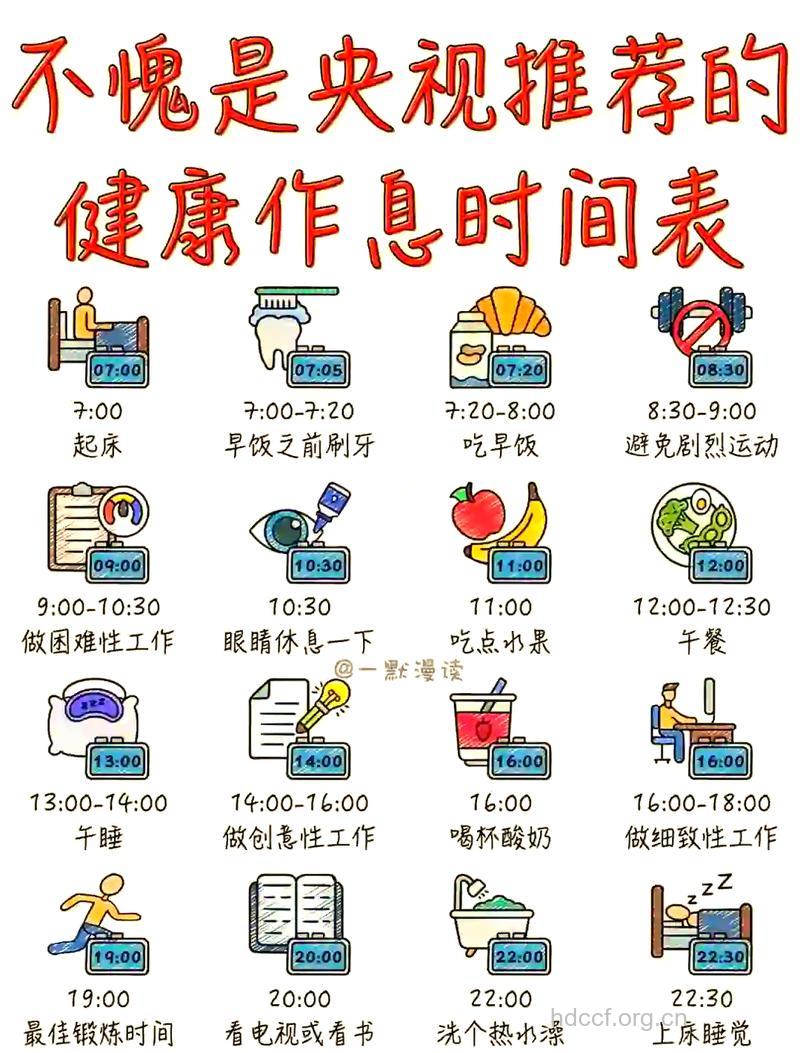 保持健康的十大最佳时间