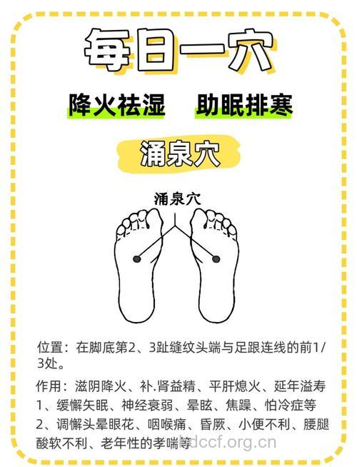 冬季上火又怕冷 按摩涌泉穴能治疗